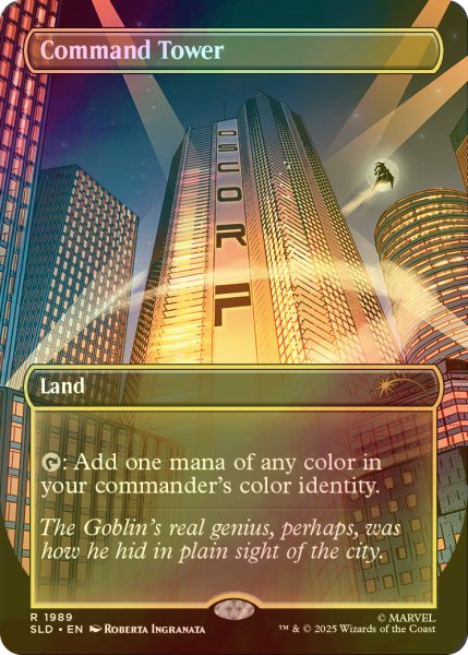 画像1: [FOIL] 統率の塔/Command Tower No.1989 【英語版】 [SLD-土地R] (1)