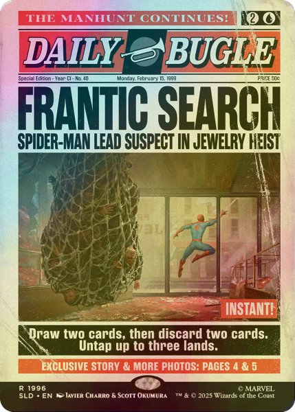 画像1: [FOIL] 大あわての捜索/Frantic Search No.1996 【英語版】 [SLD-青R] (1)