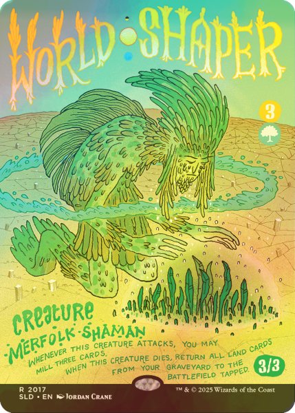 画像1: [FOIL] 地表形成師/World Shaper 【英語版】 [SLD-緑R] (1)