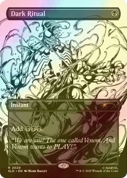 画像1: [FOIL] 暗黒の儀式/Dark Ritual No.2020 【英語版】 [SLD-黒R] (1)