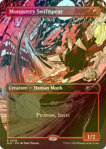 画像1: [FOIL] 僧院の速槍/Monastery Swiftspear No.2038 【英語版】 [SLD-赤R] (1)