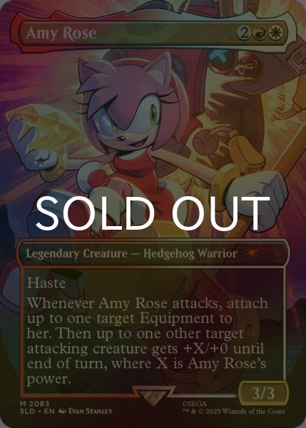 画像1: [FOIL] Amy Rose 【英語版】 [SLD-金MR] (1)
