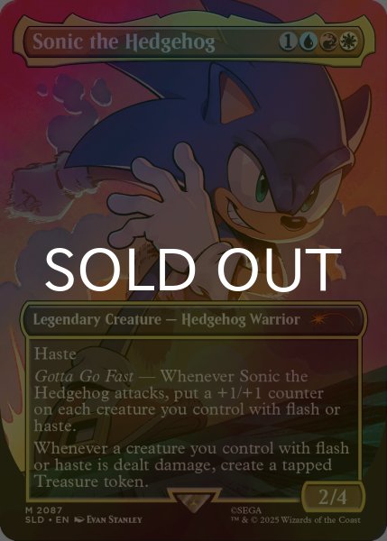 画像1: [FOIL] Sonic the Hedgehog 【英語版】 [SLD-金MR] (1)