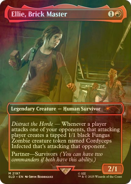画像1: [FOIL] Ellie, Brick Master 【英語版】 [SLD-金MR] (1)