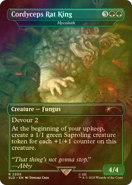 画像1: [FOIL] Cordyceps Rat King 【英語版】 [SLD-緑R] (1)