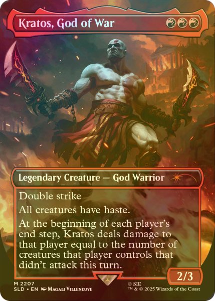 画像1: [FOIL] Kratos, God of War 【英語版】 [SLD-赤MR] (1)