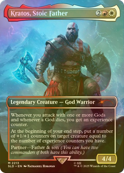 画像1: [FOIL] Kratos, Stoic Father 【英語版】 [SLD-金MR] (1)