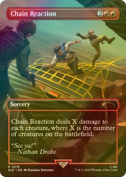 画像1: [FOIL] 連鎖反応/Chain Reaction No.2219 【英語版】 [SLD-赤R] (1)