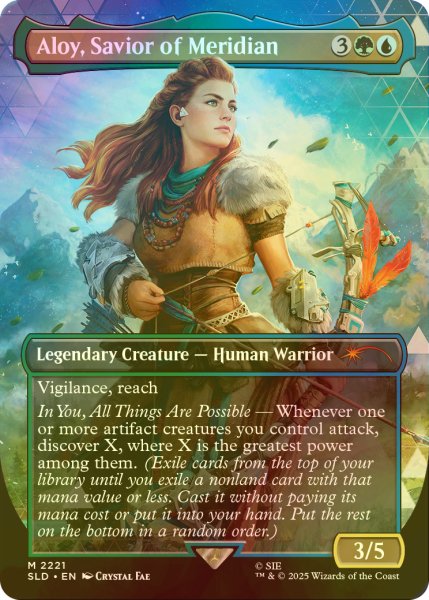 画像1: [FOIL] Aloy, Savior of Meridian 【英語版】 [SLD-金MR] (1)