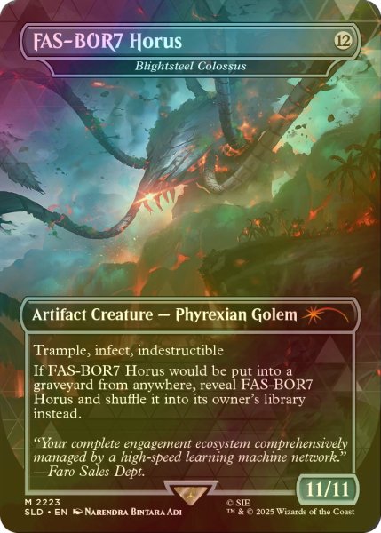 画像1: [FOIL] FAS-BOR7 Horus 【英語版】 [SLD-灰MR] (1)