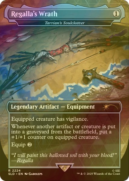 画像1: [FOIL] Regalla's Wrath 【英語版】 [SLD-灰R] (1)