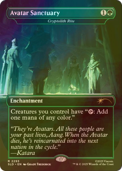 画像1: [FOIL] Avatar Sanctuary 【英語版】 [SLD-緑R] (1)