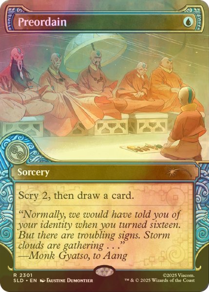 画像1: [FOIL] 定業/Preordain No.2301 【英語版】 [SLD-青R] (1)