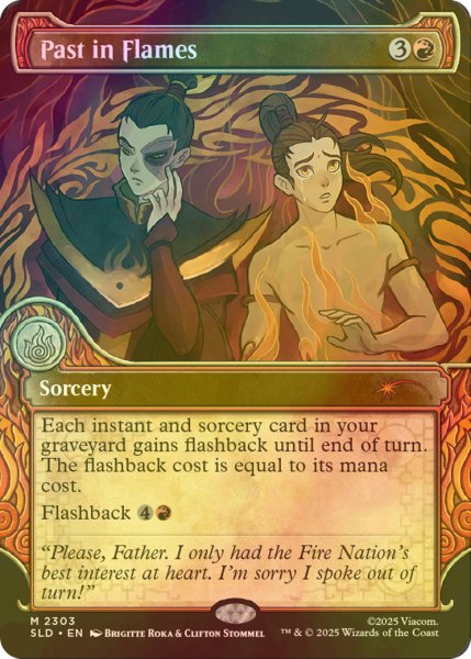 画像1: [FOIL] 炎の中の過去/Past in Flames 【英語版】 [SLD-赤MR] (1)
