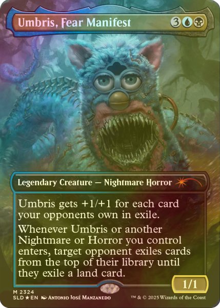 画像1: [FOIL] 恐怖の顕現、ウンブリス/Umbris, Fear Manifest No.2324 【英語版】 [SLD-金MR] (1)
