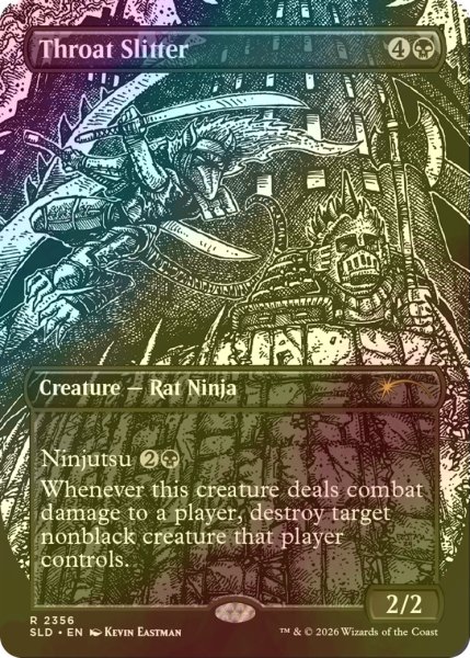 画像1: [FOIL] 喉笛切り/Throat Slitter No.2356 【英語版】 [SLD-黒R] (1)