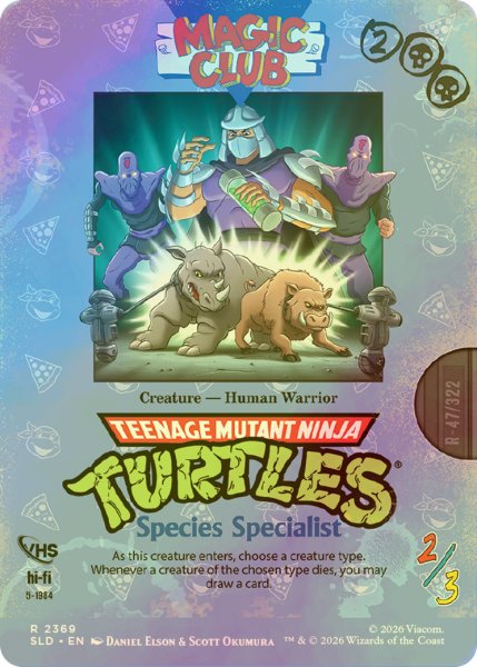 画像1: [FOIL] 種の専門家/Species Specialist No.2369 【英語版】 [SLD-黒R] (1)