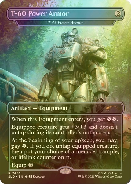 画像1: [FOIL] T-60 Power Armor 【英語版】 [SLD-灰R] (1)