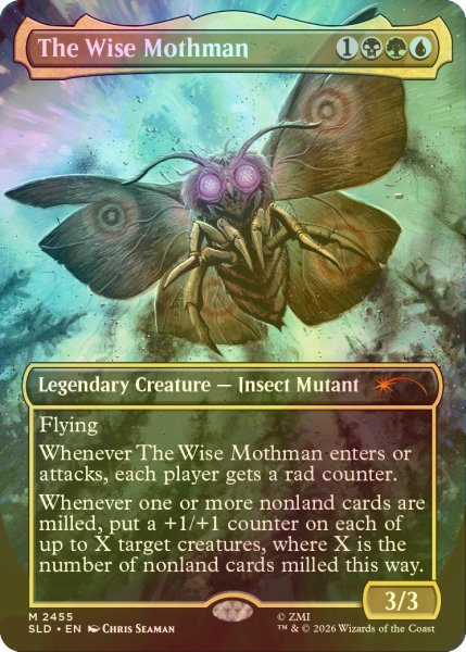 画像1: [FOIL] 賢きモスマン/The Wise Mothman No.2455 【英語版】 [SLD-金MR] (1)