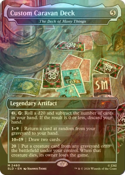 画像1: [FOIL] Custom Caravan Deck 【英語版】 [SLD-灰MR] (1)