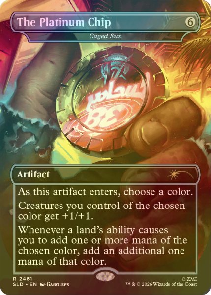 画像1: [FOIL] The Platinum Chip 【英語版】 [SLD-灰R] (1)