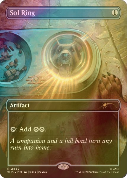 画像1: [FOIL] 太陽の指輪/Sol Ring No.2467 【英語版】 [SLD-灰R] (1)