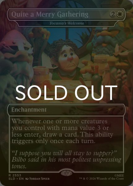 画像1: [FOIL] Quite a Merry Gathering 【英語版】 [SLD-白R] (1)