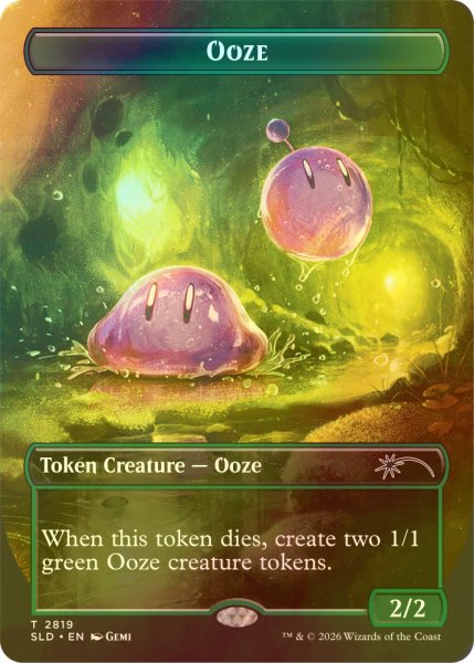 画像1: [FOIL] ウーズ/OOZE No.2819 【英語版】 [SLD-トークン] (1)