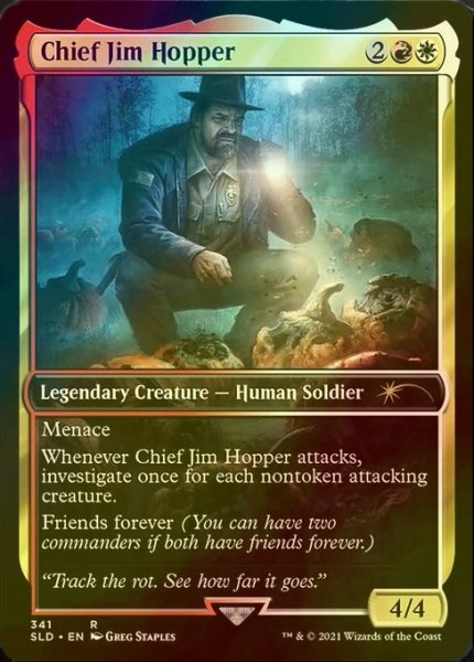 画像1: [FOIL] Chief Jim Hopper 【英語版】 [SLD-金R] (1)