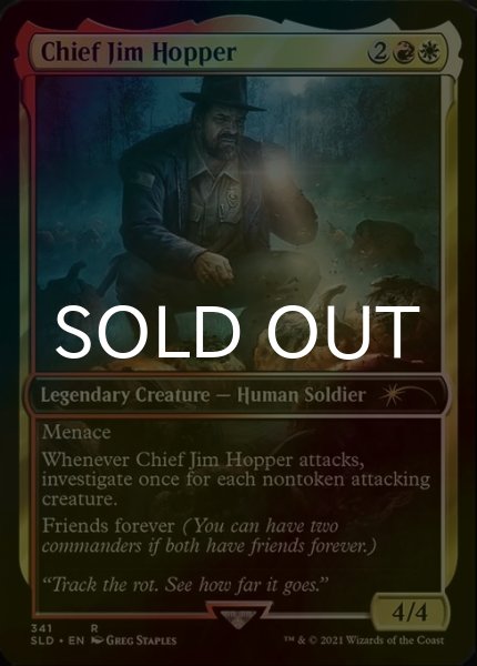 画像1: [FOIL] Chief Jim Hopper 【英語版】 [SLD-金R] (1)