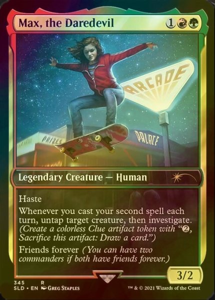 画像1: [FOIL] Max, the Daredevil 【英語版】 [SLD-金R] (1)