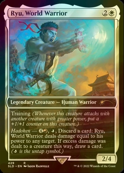 画像1: [FOIL] Ryu, World Warrior 【英語版】 [SLD-白R] (1)