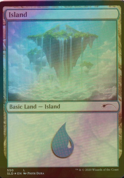 画像1: [FOIL] 島/Island No.550 【英語版】 [SLD-土地C] (1)