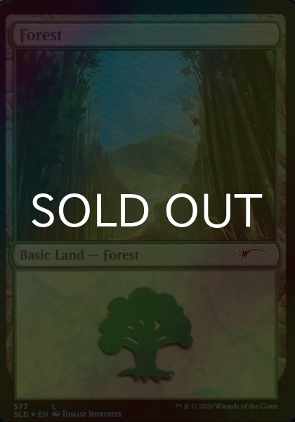 画像1: [FOIL] 森/Forest No.577 【英語版】 [SLD-土地C] (1)