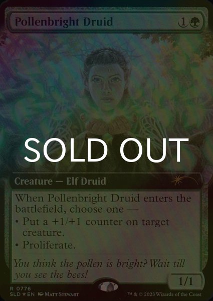 画像1: [FOIL] 花粉光のドルイド/Pollenbright Druid No.776 【英語版】 [SLD-緑R] (1)