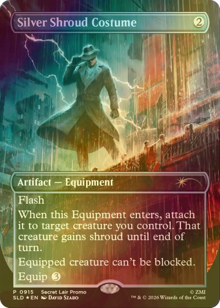 画像1: Fallout| PROMO: SILVER SHROUD COSTUME TRADITIONAL FOIL EDITION (1)
