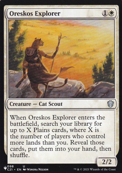 画像1: オレスコスの探険者/Oreskos Explorer 【英語版】 [C21-白List] (1)