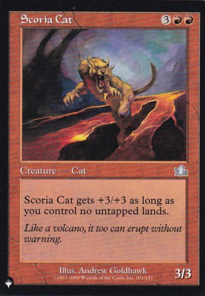 画像1: 岩滓の猫/Scoria Cat 【英語版】 [PCY-赤List] (1)