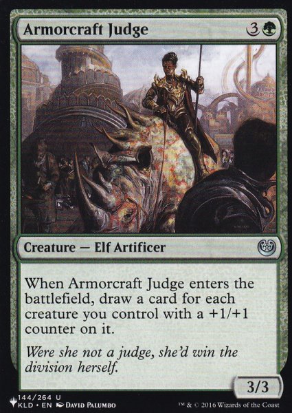 画像1: 鎧作りの審判者/Armorcraft Judge 【英語版】 [KLD-緑List] (1)