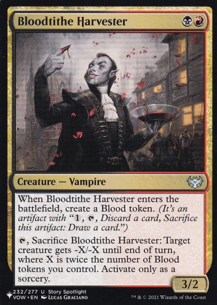 画像1: 税血の収穫者/Bloodtithe Harvester 【英語版】 [VOW-金List] (1)