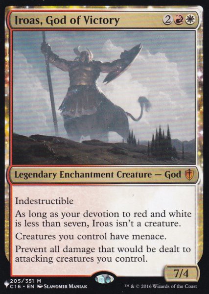画像1: 勝利の神、イロアス/Iroas, God of Victory 【英語版】 [C16-金List] (1)