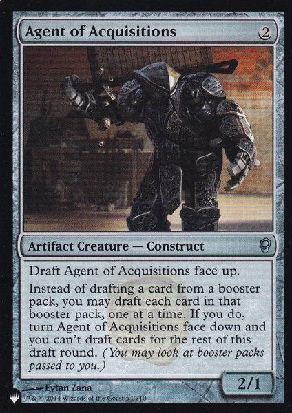 画像1: 獲得の工作員/Agent of Acquisitions 【英語版】 [CNS-灰List] (1)