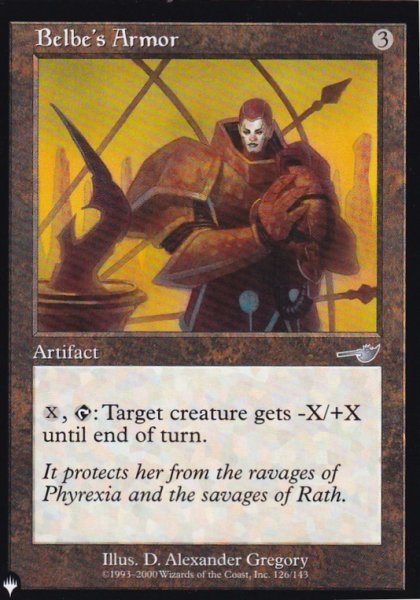 画像1: ベルベイの鎧/Belbe's Armor 【英語版】 [NEM-灰List] (1)