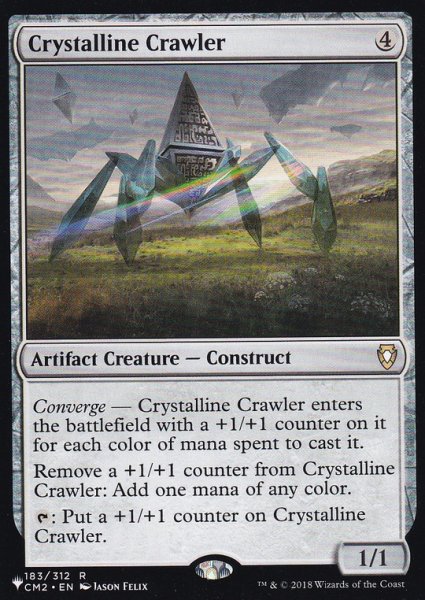 画像1: 水晶の這行器/Crystalline Crawler 【英語版】 [CM2-灰List] (1)