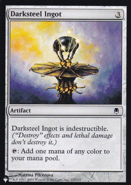 画像1: ダークスティールの鋳塊/Darksteel Ingot 【英語版】 [DST-灰List] (1)