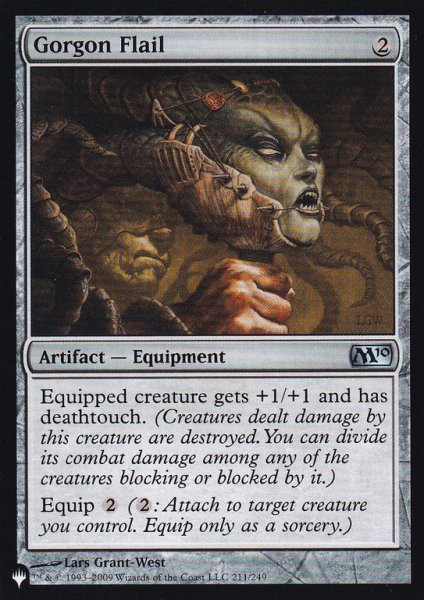 画像1: ゴルゴンのフレイル/Gorgon Flail 【英語版】 [M10-灰List] (1)