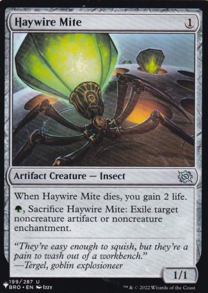 画像1: 機能不全ダニ/Haywire Mite 【英語版】 [BRO-灰List] (1)