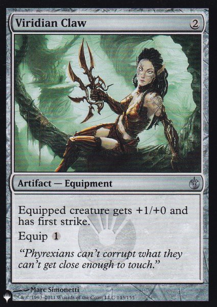 画像1: ヴィリジアンの爪/Viridian Claw 【英語版】 [MBS-灰List] (1)