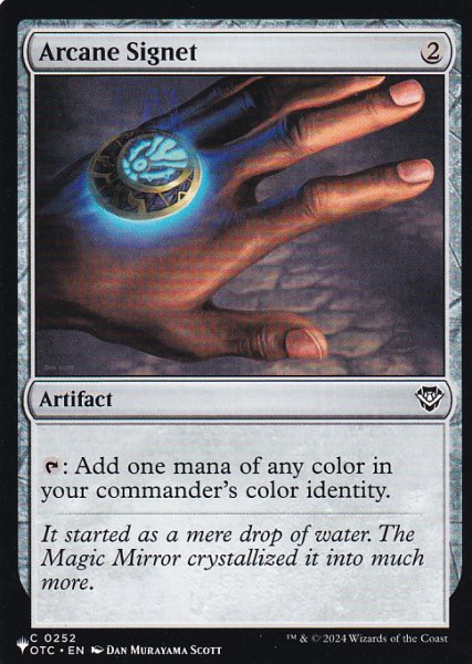 画像1: 秘儀の印鑑/Arcane Signet 【英語版】 [OTC-灰List] (1)