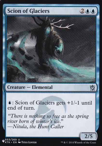 画像1: 氷河の末裔/Scion of Glaciers 【英語版】 [KTK-青List] (1)